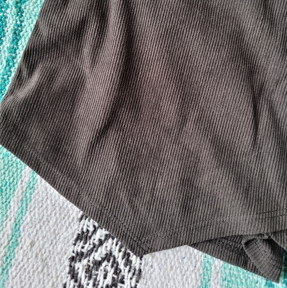 Black corduroy mini skort large bnwot - Picture 2 of 4